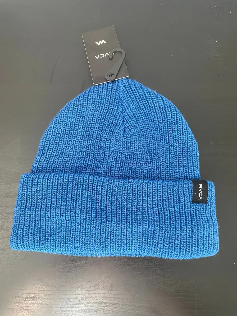 *RARE* RVCA Boy's Beanie DAYSHIFT II Royal Blue - One Size - New With Tags